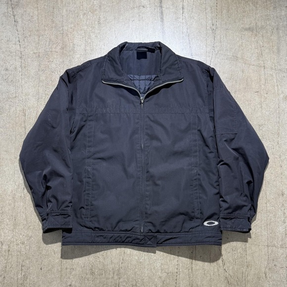 Oakley Other - Oakley Jacket Mens Medium Blue Software Windbreaker Full Zip Insulated Lined